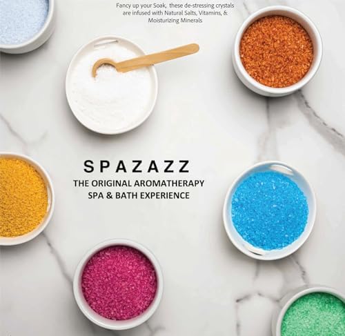 Spazazz SPZ-505 Set The Mood Crystals Container Bath Minerals, 17-Ounce, Love Potion No.9 Seduction