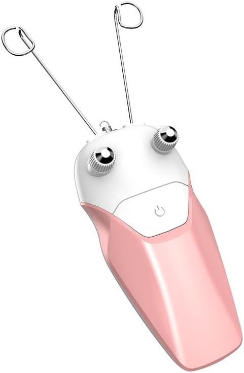 Pink Facial Threading Hair Removal Electric Women's, USB Rechargeable Electric Hair Removal Device, Faces Delicate Device Depilation for Fine Hairs on Face, Chin, Upper Lip, Arms