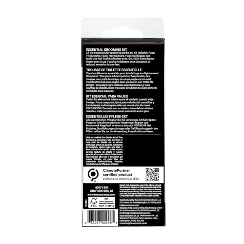 Tweezerman Essential Grooming Kit, EA (4087-MG), 1 Count
