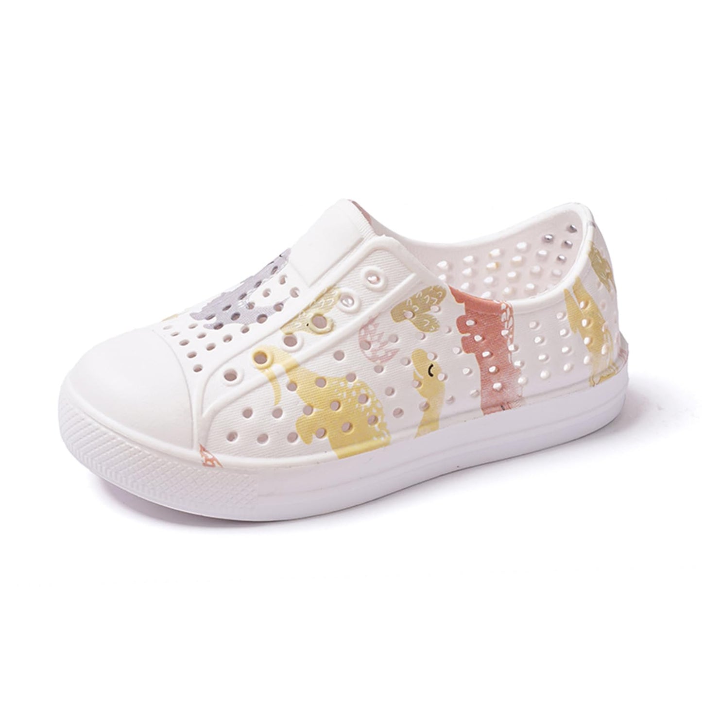 QLZ Toddler Kids Water Shoes for Boys Girls Garden Sandals Rubber Shoes Beach Sneakers, Slip-on Anti-Slip Lightweight Breathable Quick Dry Soft Flexible(Toddler/Little Kid/Big Kid)