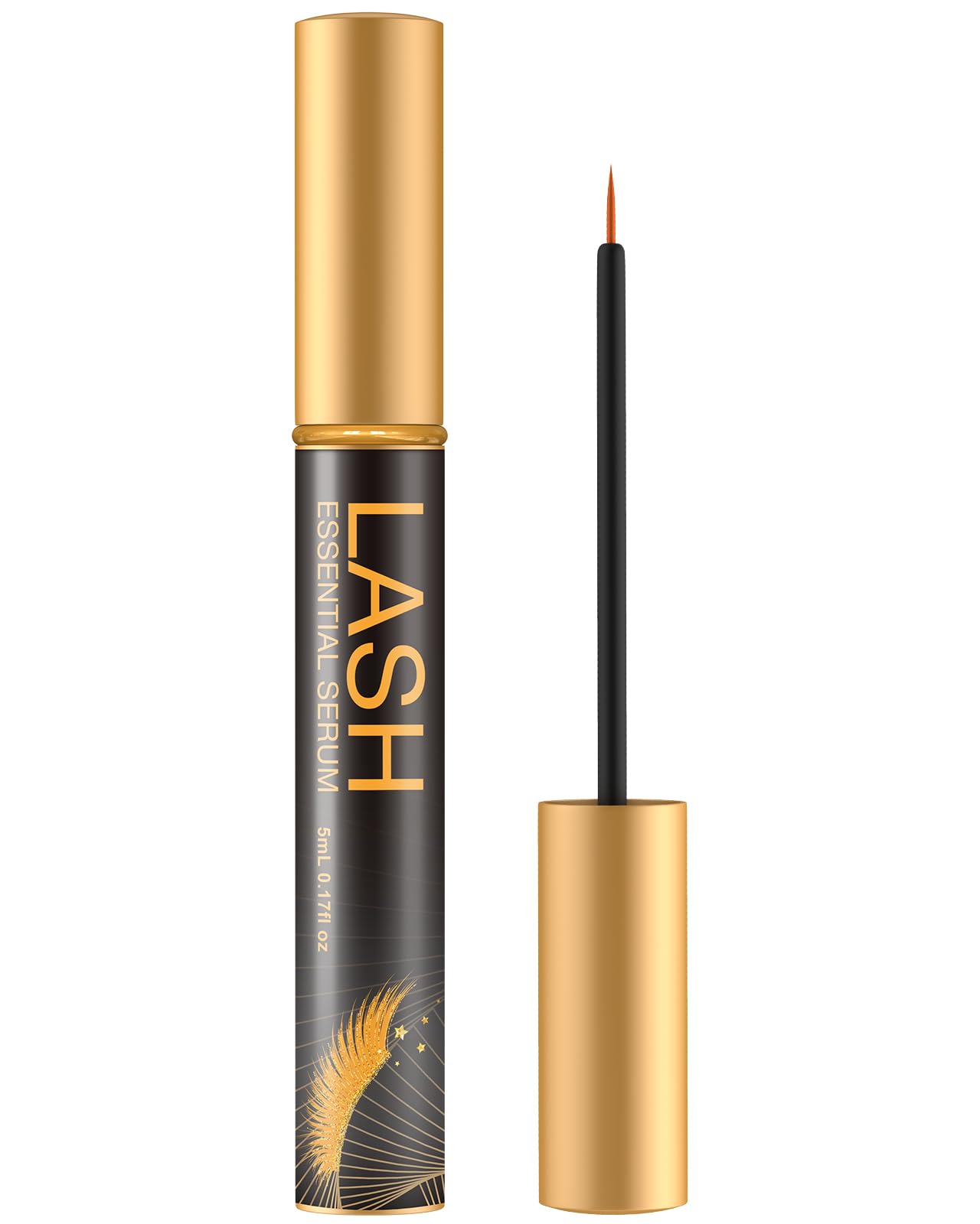 WM WESTERN MIRACLE Eyelash Serum for Thicker & Longer Looking Eyelashes, Eye Lash Essential Serum for Natural Lashes or Lash Extensions & Brows - 1 Pack