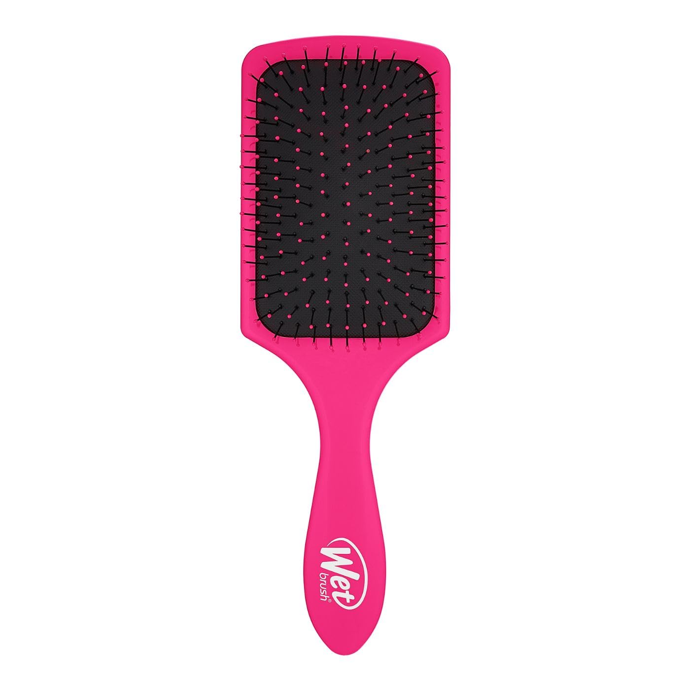 Wet Brush Paddle Detangler Hair Brush, Pink - Ultra-Soft IntelliFlex Bristles with AquaVent Design – Great For Hair Treatments - Pain-Free Brush For Women, Men, Wet Dry Damaged Hair