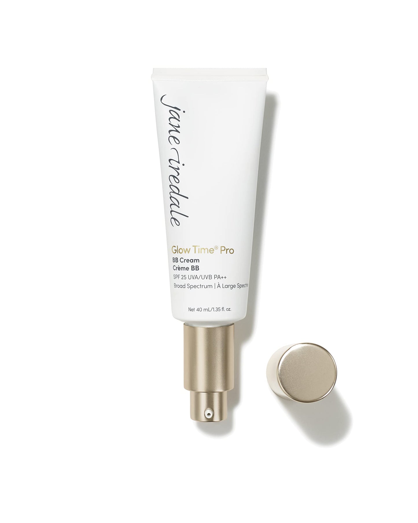 jane iredale Glow Time Pro BB Cream | Weightless Blemish Concealer | SPF 25 Broad Spectrum Sun Protection | Dark with Warm Peach/Gold Undertones