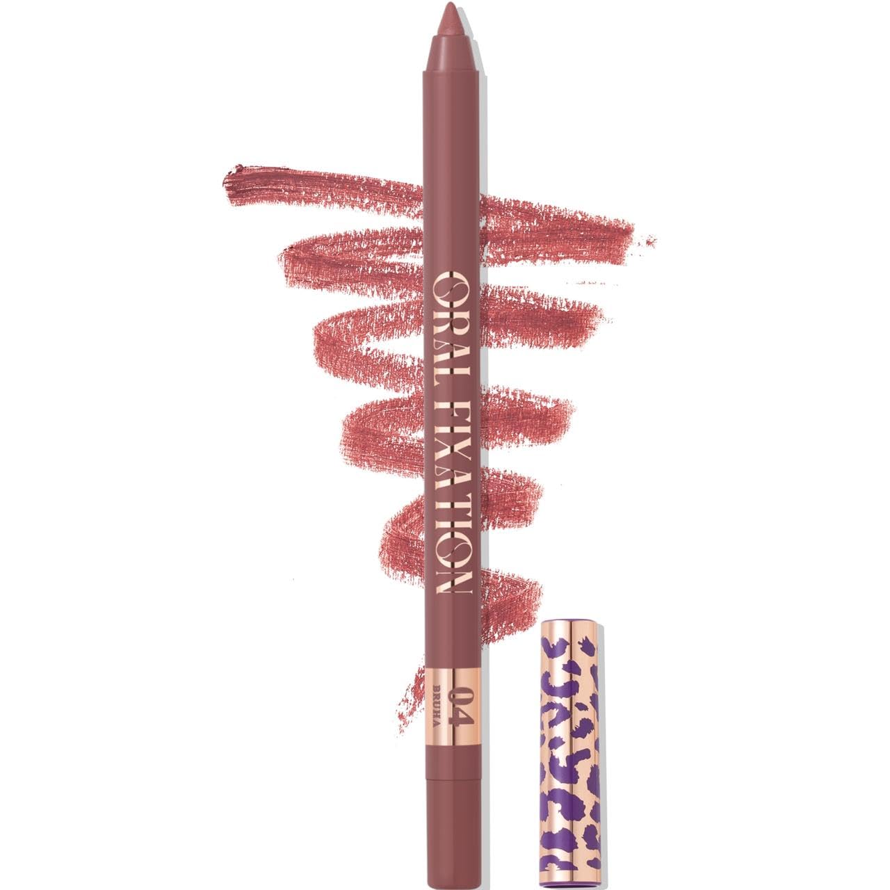SELESTIA BEAUTY Lip Liner Oral Fixation - Long-Lasting & Waterproof Lip Pencil Liner for Precision Application with Sharpenable Tip (BRUHA)