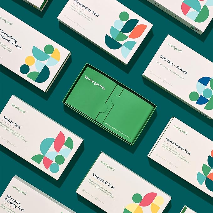 Everlywell Food Sensitivity Comprehensive Test - Learn How Your Body Responds to 204 Different Foods - at-Home Collection Kit - CLIA-Certified Labs - Ages 18+