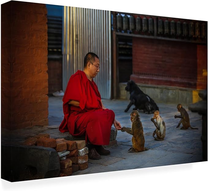 Trademark Fine Art Canvas Wall Art - Ummu Nisan Kandilcioglu 'Repast' Wall Art for Living Room, Bedroom, or Office Décor