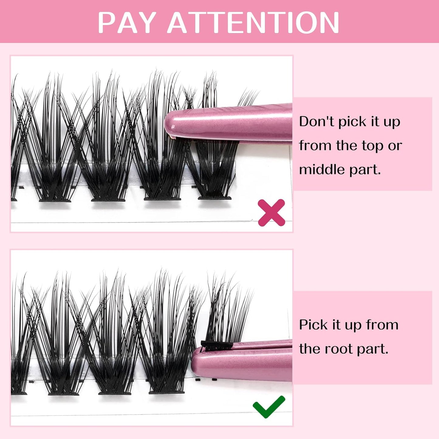 280 Pcs Individual Lashes 30+40-C-9-16mix Cluster Lashes 10D 20D C D Curl Wispy Lashes Bottom Lashes DIY Lashes At Home(30+40-C-9-16mix)