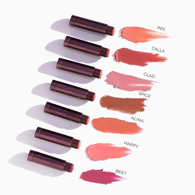 Fitglow Beauty - Cloud Collagen Lipstick Matte Balm | Vegan, Woman-Owned Clean Beauty (Calla, 0.14 oz | 4 g)