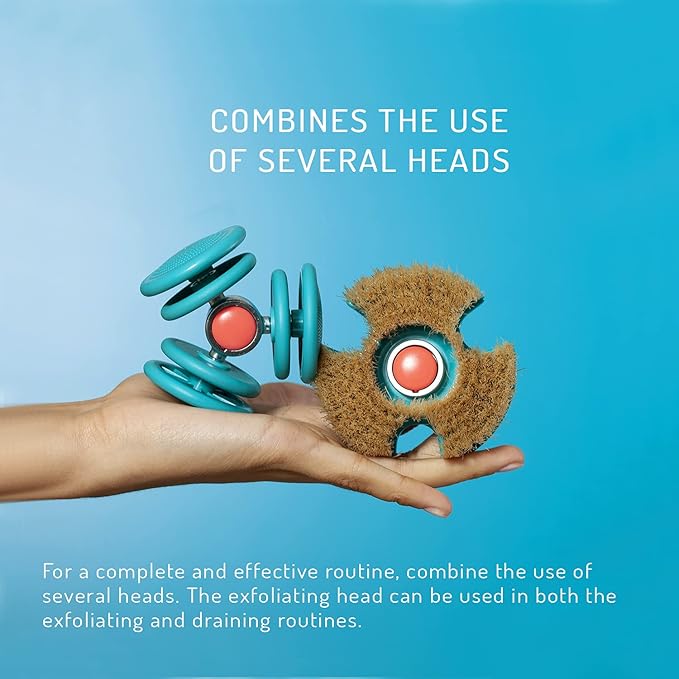 Body-Brush Massage | Skin Smooth and Wrinkle Free | to Massage Away Toxins | Anti-Cellulite Professional Massager | Can Help Reduce Fat Cells | Efficient Body Scrub | GLO Patented Design