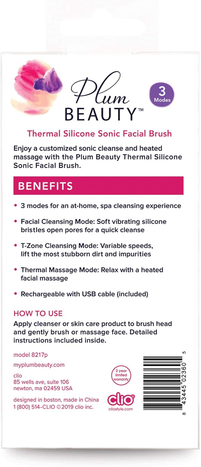 Thermal Sonic Facial Brush