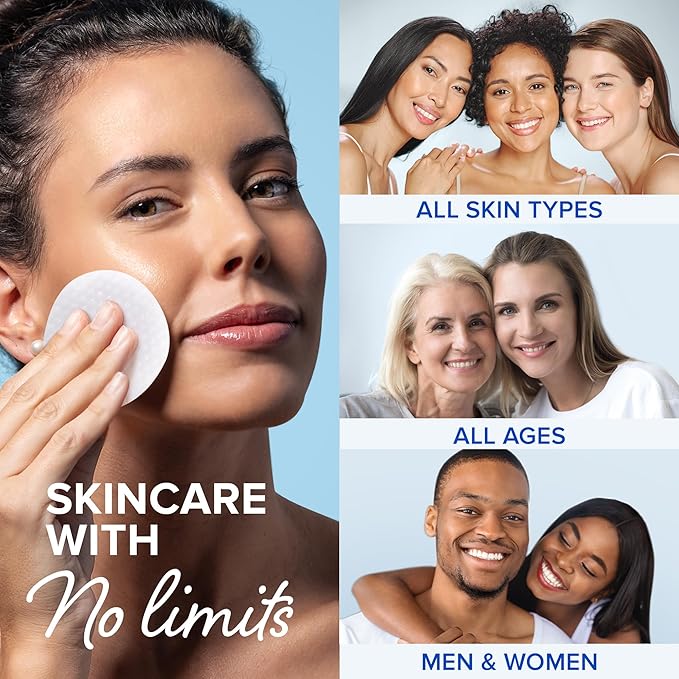 MAREE Glycolic Acid Pads 2 PACK - Toner Pads for Face Cleansing - Tea Tree Oil, Salicylic Acid & Vitamins E, B3, B5 - Facial Peel & Radiance Deep Cleaning Effect