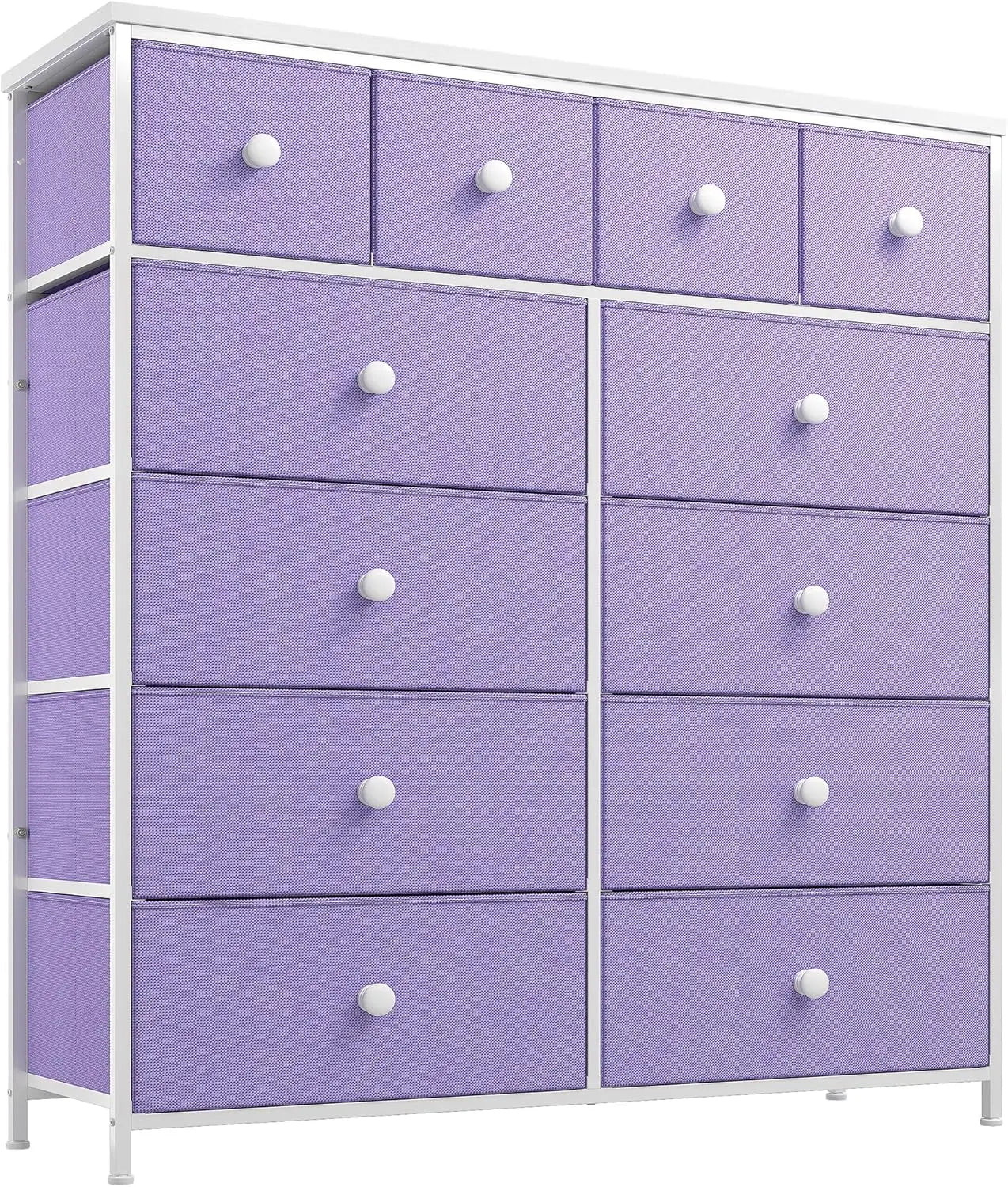White Dresser with 12 Drawers