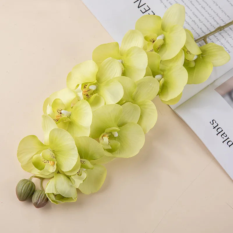 10 Heads 72CM Real Touch Orchid Flowers