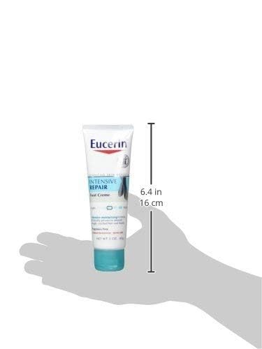 Eucerin Advanced Repair Foot Cream, Very Dry Skin, Light, Fragrance-Free, 3 oz