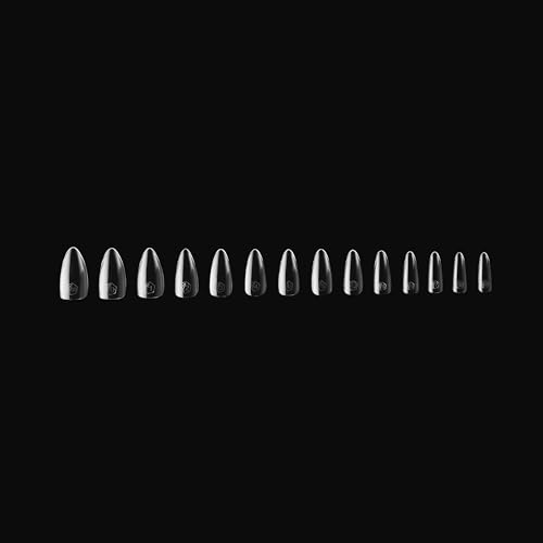 Aprés Gel-X® Natural Stiletto Short Tip Box | 500pc Gel-X Tips, 11 Sizes 00-9, Premium Quality