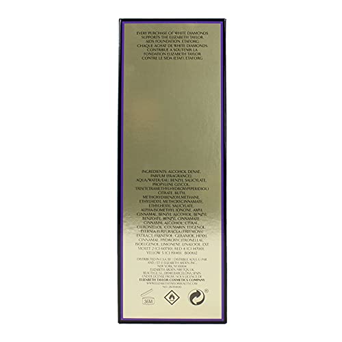 White Diamonds FOR WOMEN by Elizabeth Taylor - 3.4 oz EDT Spray