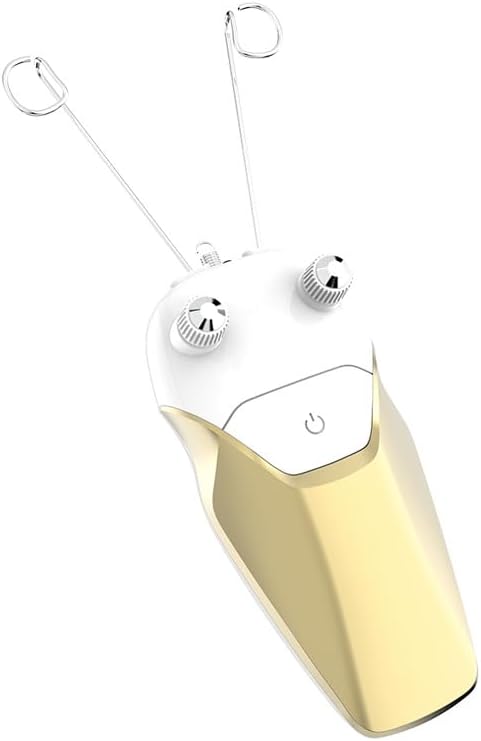 Gold Facial Threading Hair Removal Electric Women's, USB Rechargeable Electric Hair Removal Device for Women, Threading Face Epilator for Fine Hairs on Face, Chin, Upper Lip, Arms