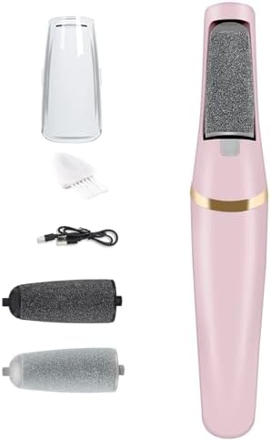 Electric Callus Remover for Feet, Professional Pedicure Tools Foot Care Kit, Foot Scrubber Electric Feet File Smooth Pedi Wand for Hard Cracked Dry Dead Skin, 2 Rollers,2 Speeds,Ideal Gift