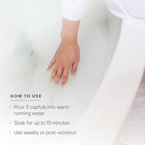 ELEMIS Aching Muscle Super Soak 400ml, Natural Bath Milk Soak To Ease Muscle Aches & Tension