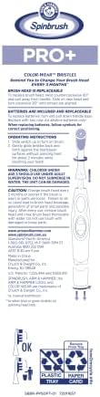 Spinbrush PRO+ Gum Health Powered Toothbrush, 1 count