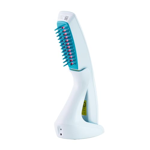 Hairmax Ultima 12 Classic LaserComb- (FDA Cleared) Laser Hair Regrowth Treatment Device for Men & Women - Reverses Thinning Hair Loss - Red Light Therapy to Stimulate Hair Growth - Cordless Design