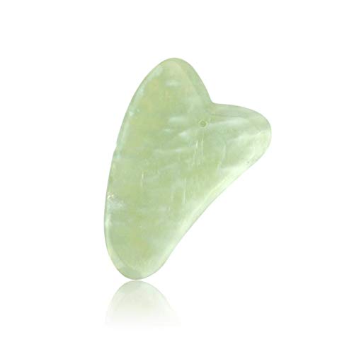 Jade Roller & Gua Sha Scraping Massage Tool By Diona Venus - Natural Jade Stone Set Anti-aging 100% Beauty Roller For Revitalizing & Reawakening Skin