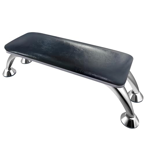 Manicure Hand Rest,Nail Arm Rest for Nail Tech with Nail Table Mat with Manicure Tools for Nail Art,Nail Rest Stand Black