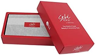 Seki Edge Craftsman Luxury 2-Piece Grooming Kit (SS-3101) - 2 Piece Luxury Premium Nail Clipper Set Includes Pair of Stainless Steel Fingernail Clippers & Toenail Clippers in Synthetic Leather Case