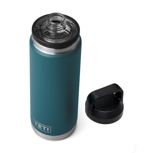 YETI Rambler 26 oz Bottle, Vacuum Insulated, Stainless Steel with Chug Cap, Navy