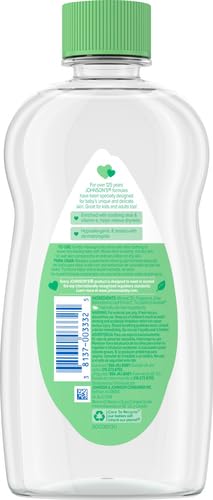 Johnson's Baby Johnson & Johnson Baby Oil, Aloe Vera & Vitamin E, Multicolor, 14 Fl Oz