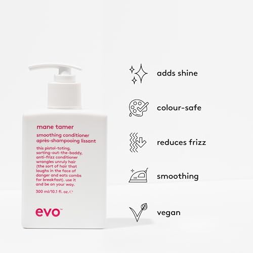 EVO Mane Tamer Smoothing Conditioner - Strengthens & Softens Hair - Improves Shine & Reduces Frizz