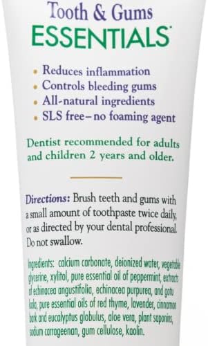 Dental Herb Company - Essentials Toothpaste (4 oz.) Fluoride-Free (3 Pack)
