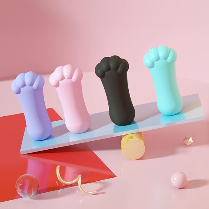 Cute Cat Paw Shape Ice Mold Holder For Face, Ice Contour Face Roller Cubes, Care For Face And Eye Skin, Reduce Dry Skin, Gift For Her （Colourful）
