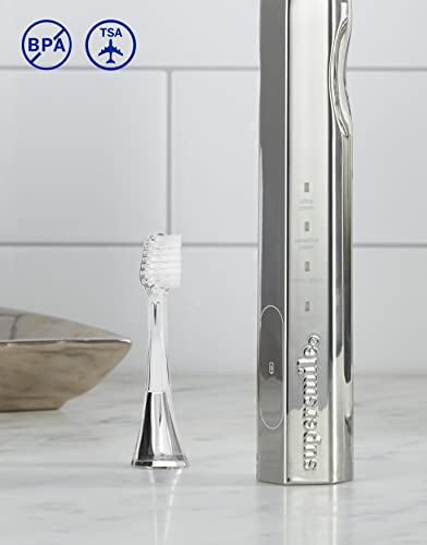 Supersmile Zina45 Replacement Brush Heads for Sonic Pulse Toothbrush