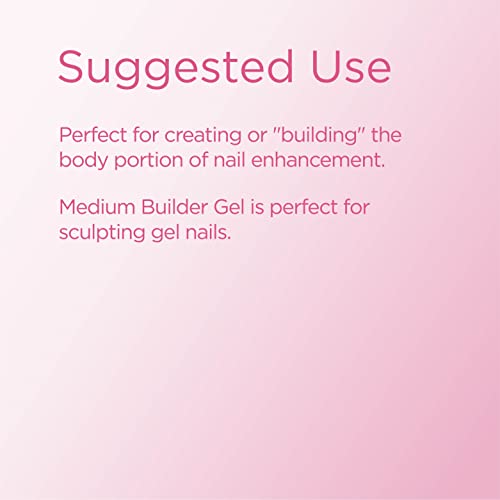 Young Nails Synergy Gel System, Building Gel - Hard Builder Gel, Superior Adhesion & Strength, Structured Nail Gel Builder - Build Gel, Pink, 30g