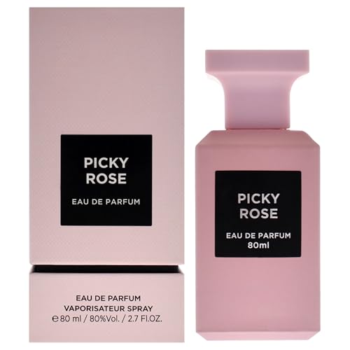 Fragrance World - Picky Rose EDP 80ml Perfumes for Women | Amber Vanilla Fragrance for Women Exclusive I Luxury Niche Perfume Made in UAE
