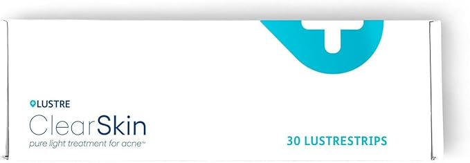 LUSTRESTRIPS - 30 Adhesive & Pressure Sensitive Strips for use with LUSTRE ClearSkin Devices | Skin Therapy | Hypoallergenic, Easy to Apply