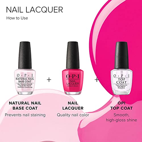 OPI Nail Lacquer, Happy Anniversary!, Gray Nail Polish, 0.5 fl oz