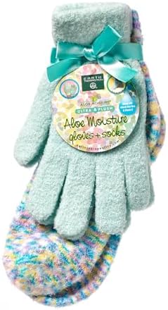 Earth Therapeutics Aloe Moisture Gloves & Socks Set - Confetti/Celedon