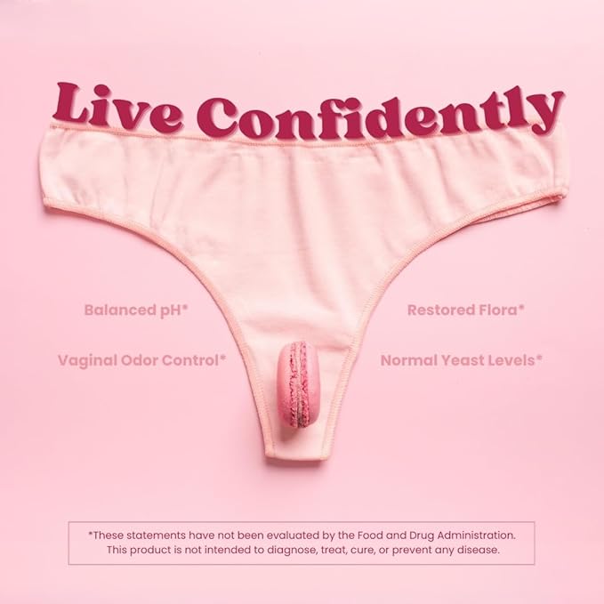 Optimal Prime Vaginal Probiotics for Women with Prebiotics, Cranberry Extract, and a Lactobacillus Probiotic Blend, Supports Healthy Vaginal Flora, Odor Control, pH Balance, 60 Capsules (Pack of 2)