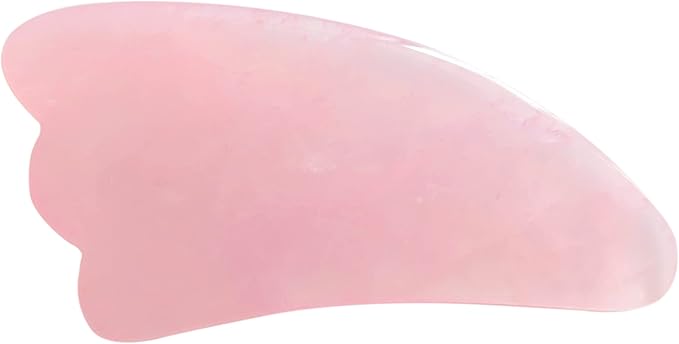 Mina Heal Rose Quartz Gua Sha Facial Massage Stone Excellent Skincare Tool