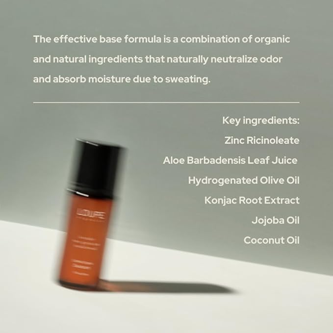 LOUPE | Upgraded Formula | Certified Organic Deodorant Roll-on | 100% Natural & Plant-Based, Unisex, Sensitive Skin | Scented with Organic Essential Oils | Neroli, Ylang Ylang, Vanilla