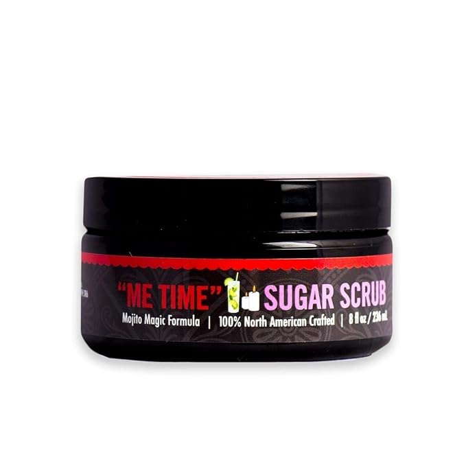 Walton Wood Farm Sugar Scrub ("Me" Time) Mojito Magic- Lime & Sugar Scent Vegan-Friendly and Paraben-Free 8 oz