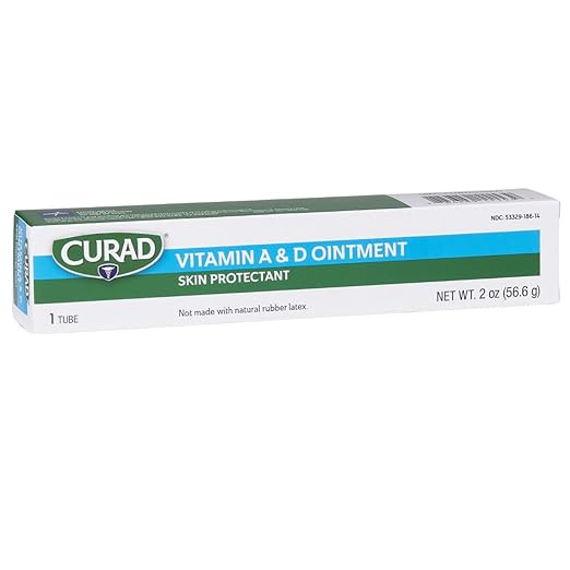 CURAD Vitamin A and D Ointment, 2-Ounce Tube, Case of 12