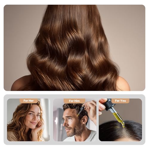 The ÉLIX USDA Organic Rosemary Oil for Hair Growth | Thickening Formula with Castor & Pumpkin Seed | for Hair Loss & Thinning | Made in USA | 4oz