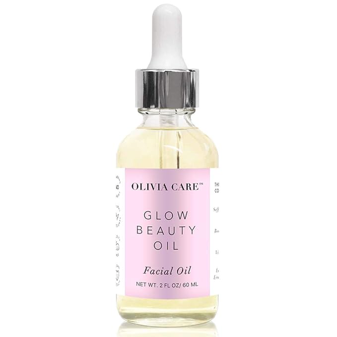 Olivia Care Facial Oil For Glowing Skin Infused with Rosehip, Safflower, Vitamin E & Lavender Essential Oil - Moisturize, Calms, Clear Pores & Antioxidants, Helps in Removing Acne scars