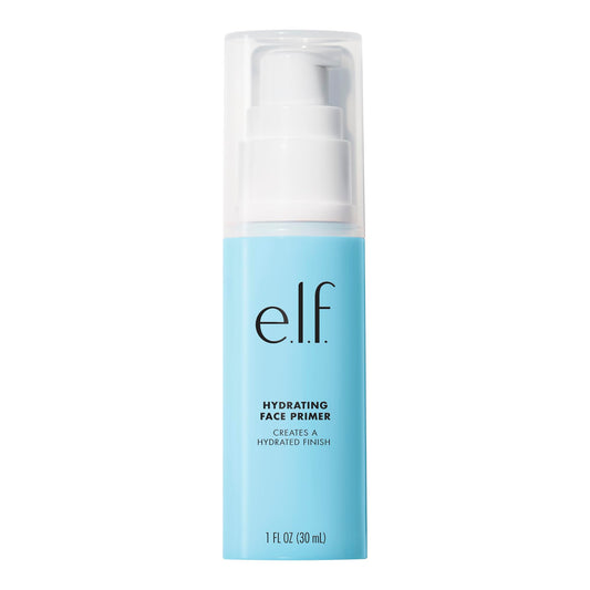 e.l.f. Hydrating Face Primer, Makeup Primer For Flawless, Smooth Skin & Long-Lasting Makeup, Fills In Pores & Fine Lines, Vegan & Cruelty-free, Large