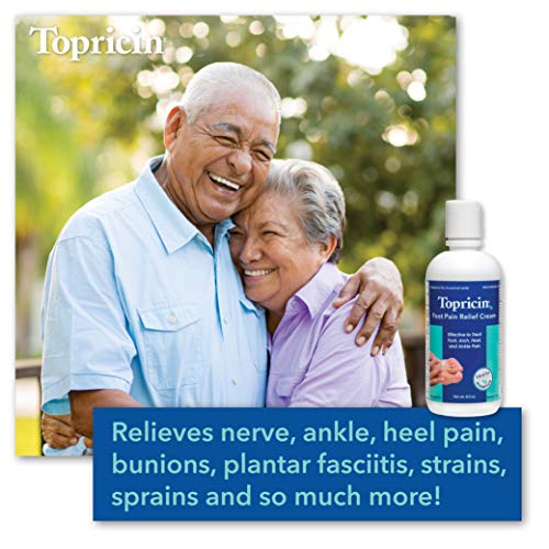 Topricin Foot Pain Relief Cream (8 oz) (2 Pack)