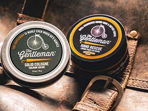 Walton Wood Farm Solid Cologne (The Gentleman) Citrus & Mahogany Scent Vegetarian-Friendly and Paraben-Free 2.5 oz