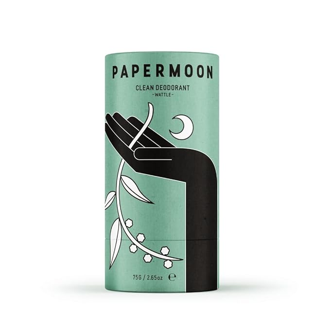 PAPERMOON WATTLE CLEAN DEODORANT PLASTIC FREE ALUMINIUM FREE AUSTRALIAN MADE
